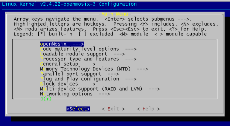 Installazione di OpenMosix