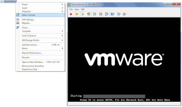 Start e Stop delle VM su un server ESXi in fase di boot/shutdown