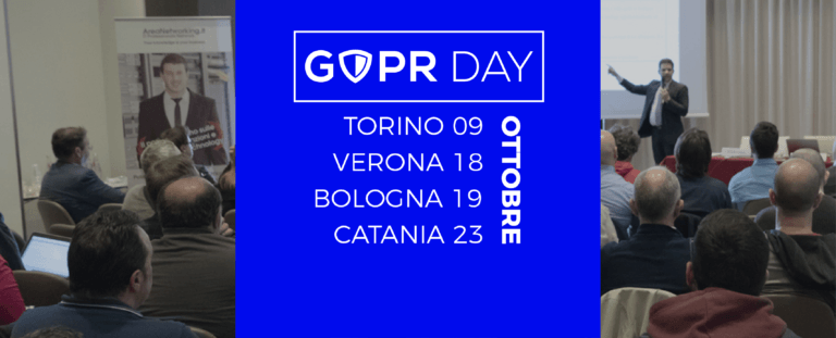 Nuova edizione del GDPR Day: un programma di eccellenza per quattro nuove città