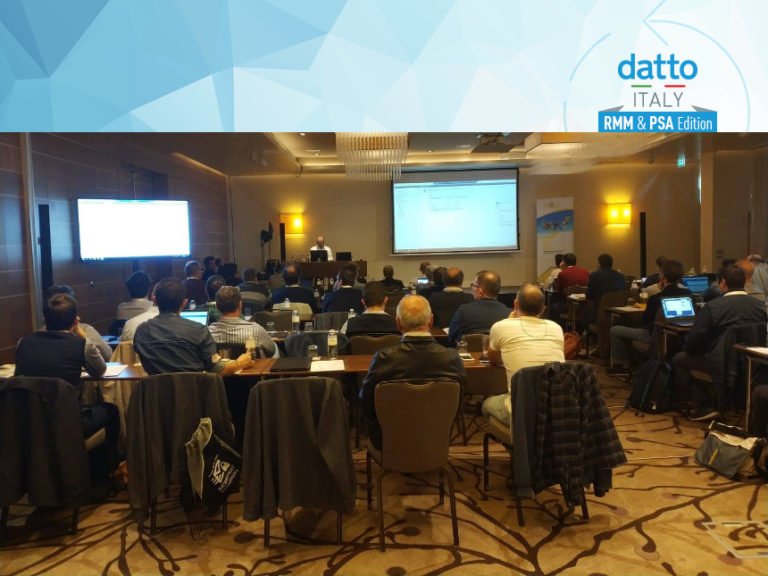 Erogazione di servizi IT gestiti: partecipa a Datto Italy 2018 – RMM & PSA Edition