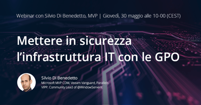 Webinar Netwrix sulle Group Policy Object