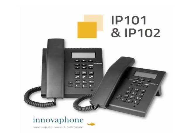 innovaphone produce in Germania la nuova serie di telefoni IP IP101/IP102