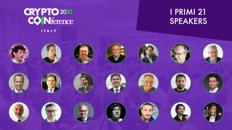 I primi 21 Speaker di Crypto Coinference 2020