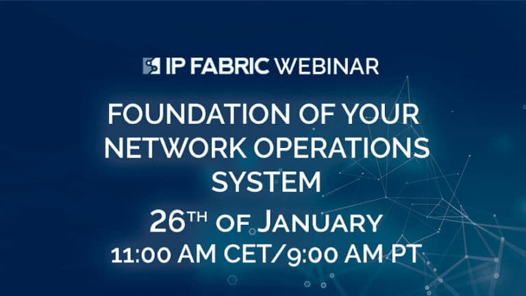 Webinar: Foundation of Your Network Operations Ecosystem