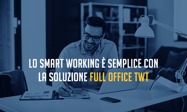 immagine full office semplice smartworking